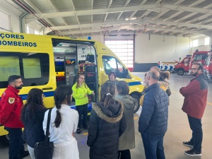 USIF e Corpo de Bombeiros do Faial refor&ccedil;am articula&ccedil;&atilde;o operacional em visita t&eacute;cnica
