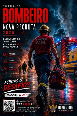 Abertura Nova Recruta Bombeiros Volunt&aacute;rios