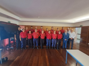 Coordenadora da Escola de Infantes e Cadetes da AHBVF em curso de instrutores nos A&ccedil;ores